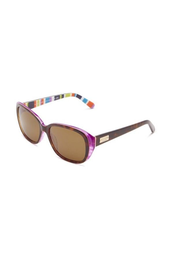 KATE SPADE Lunettes de soleil HILDE/P/S X72P Écailles/Violet à rayures 54MM