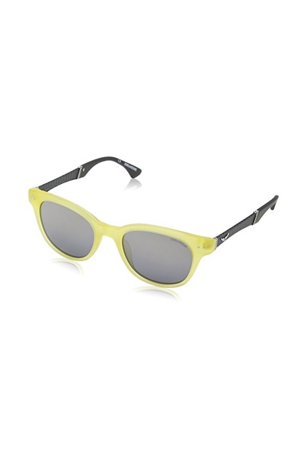 Zadig & Voltaire Szv007 Lunettes De Soleil, Gris Matt Milky Yellow , Taille Unique Femme