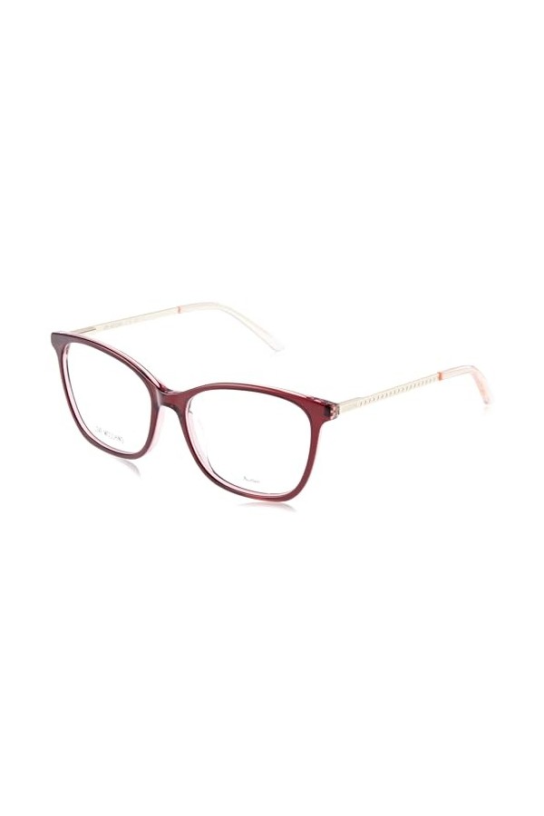 Moschino Love Glasses Mol622 Lhf 54/16/140 Women Sunglasses, LHF/16 Burgundy, 54 Unisex