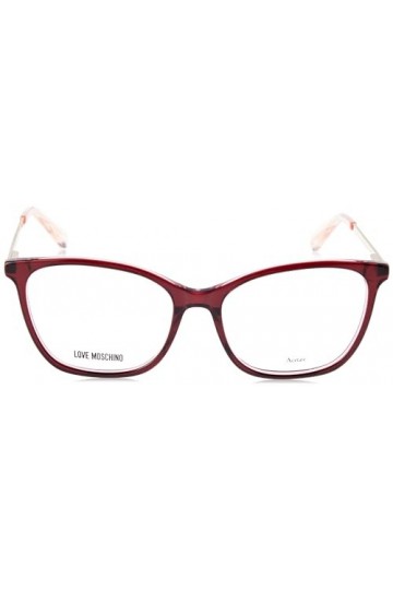 Moschino Love Glasses Mol622 Lhf 54/16/140 Women Sunglasses, LHF/16 Burgundy, 54 Unisex
