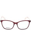 Moschino Love Glasses Mol622 Lhf 54/16/140 Women Sunglasses, LHF/16 Burgundy, 54 Unisex