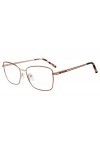 Escada Vesc86 Lunettes de Soleil, Rouge Brillant/doré Bordeaux, 54 Femme