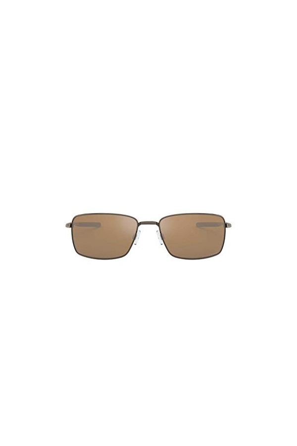 Oakley Square Wire Lunettes de Soleil Homme, Tungsten/Tungsten Iridium Polished, Taille Unique