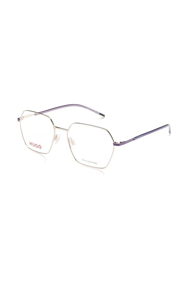 Hugo Boss Gafas Vista HG 1279 S9e 55/17/140 Mujer Sunglasses, S9E/17 Gold Violet, 55 Unisex