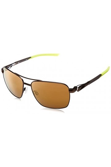 NIKE NIKE CLUB PREMIER M DQ0921, Lunettes de soleil Mixte, SATIN WALNUT/BROWN/BRONZE, 58