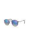 Ray-ban - Mod. 3447 - Lunettes De Soleil Homme, shiny black shiny black /Blue Gradient Mirror, taille 50