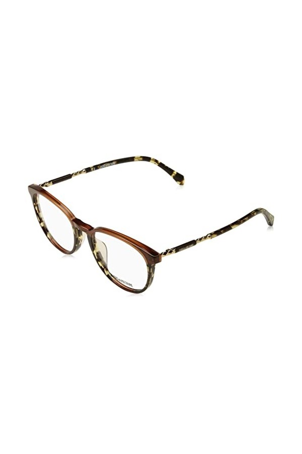 Zadig & Voltaire Vzv295 Lunettes de Soleil, Marron + Havana Clair, 51 Femme