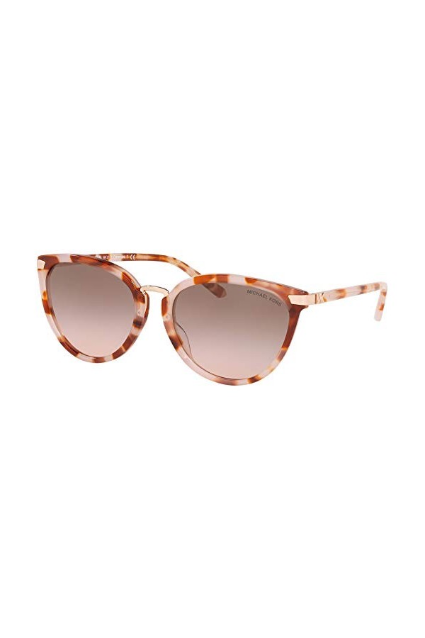 Michael Kors MK2103-379111 Lunettes de Soleil, Havana/Rosa, 56/18/140 Femme