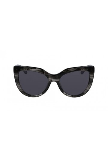 Donna Karan Lunettes de soleil unisexe DO501S 039 Black Horn, 54, 039 Black Horn