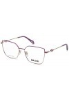 Just Cavalli Vjc013 Lunettes de Soleil, Shiny Red Gold W/Coloured Parts, 55 Femme