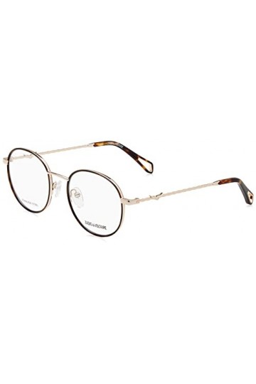 Zadig & Voltaire Vzv287v Lunettes de Soleil, Or Rose Brillant, 50 Femme