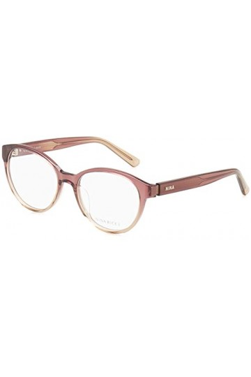 Nina Ricci Vnr330 Lunettes de Soleil, Pink Grad. Marron, 52 Femme