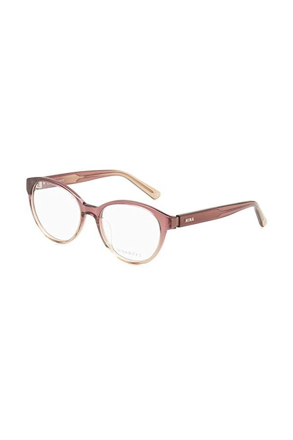Nina Ricci Vnr330 Lunettes de Soleil, Pink Grad. Marron, 52 Femme