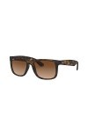 New Ray Ban Justin Sunglasses RB4165 Tortoise 710/13 55mm Brown Gradient UV Lens