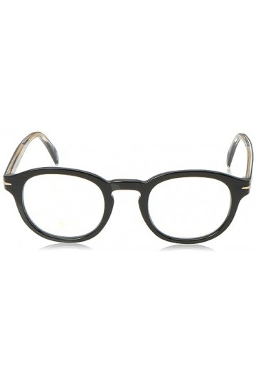 David Beckham DB 7017/bb Sunglasses, 2M2/24 Black Gold, 48 Unisex