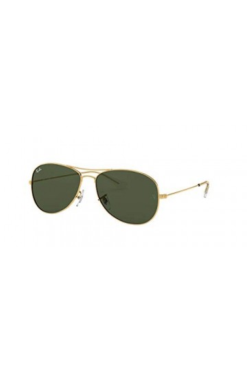 Ray-Ban Cockpit - Lunettes de soleil - Uni - Mixte - Or Gold - Small Taille fabricant: Small 