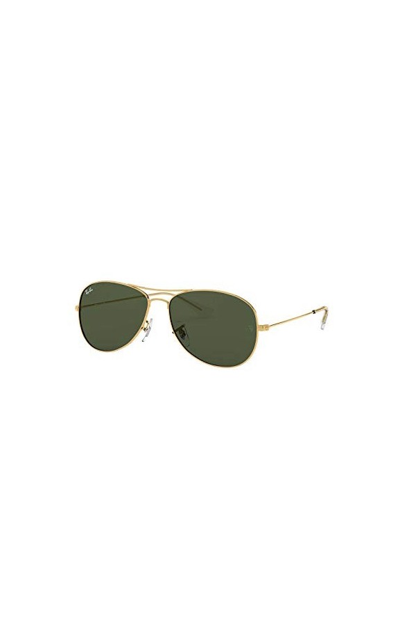 Ray-Ban Cockpit - Lunettes de soleil - Uni - Mixte - Or Gold - Small Taille fabricant: Small 