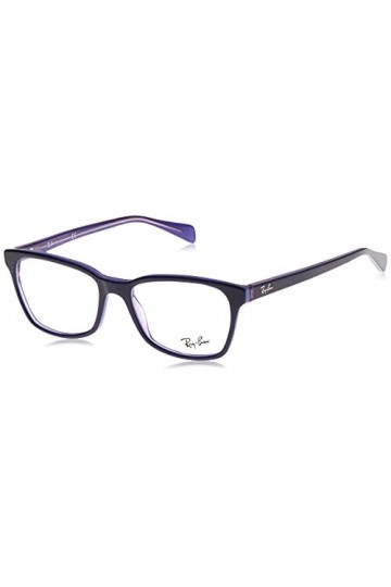 Ray-Ban 0RX 5362 5776 54 Lunettes de Soleil, Bleu Topo Blue/Lt Blue/Transp Violet , Femme