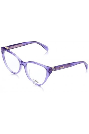 TOUS Eyeglass Frame Vtob95s Shiny Transp.Violet 54/16/135 Femme Lunettes de Soleil, Violet Brillant