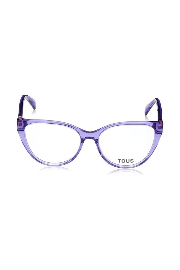TOUS Eyeglass Frame Vtob95s Shiny Transp.Violet 54/16/135 Femme Lunettes de Soleil, Violet Brillant