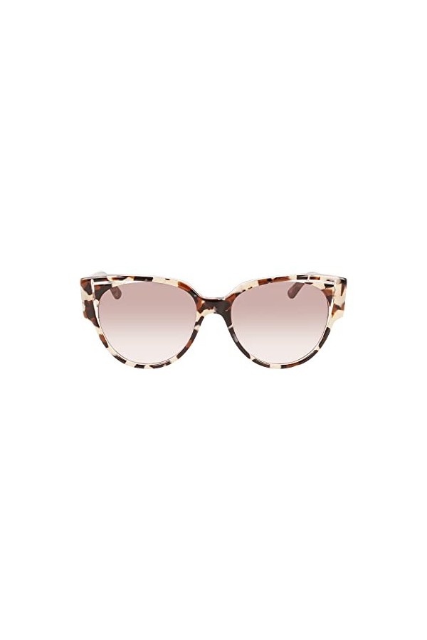 KARL LAGERFELD Kl6068s Lunettes de Soleil, Tortoise/Crystal, 55 Femme