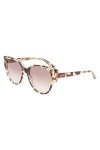 KARL LAGERFELD Kl6068s Lunettes de Soleil, Tortoise/Crystal, 55 Femme