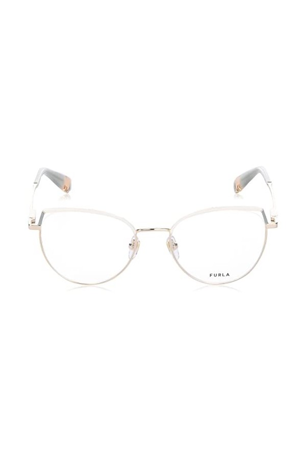 Furla Vfu585 Lunettes de Soleil, Shiny Rose Gold with Col.Parts, 51 Femme