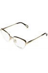 Zadig & Voltaire Vzv314n Lunettes de Soleil, Shiny Rose Gold W/Havana Parts, 52 Femme