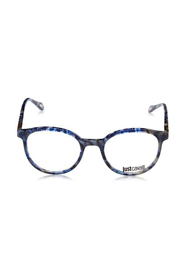 Just Cavalli Vjc011 Lunettes de Soleil, Bleu, 50 Femme