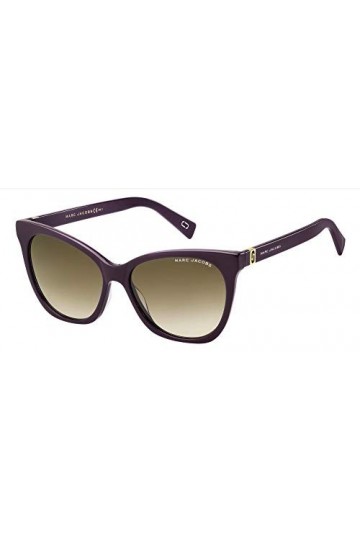Marc Jacobs Marc 336/S HA Lunettes de Soleil, Prune/Marron Plum/BW Brown , 56 Femme