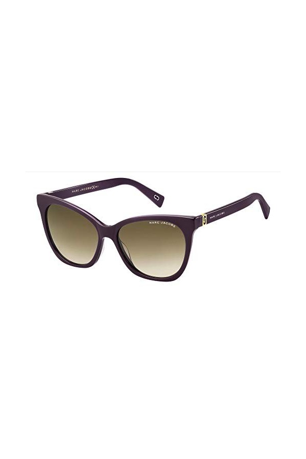 Marc Jacobs Marc 336/S HA Lunettes de Soleil, Prune/Marron Plum/BW Brown , 56 Femme