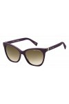 Marc Jacobs Marc 336/S HA Lunettes de Soleil, Prune/Marron Plum/BW Brown , 56 Femme