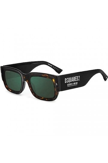 Dsquared D2 0089/s Sunglasses, 581/MT Havana Blck, 52 Unisex