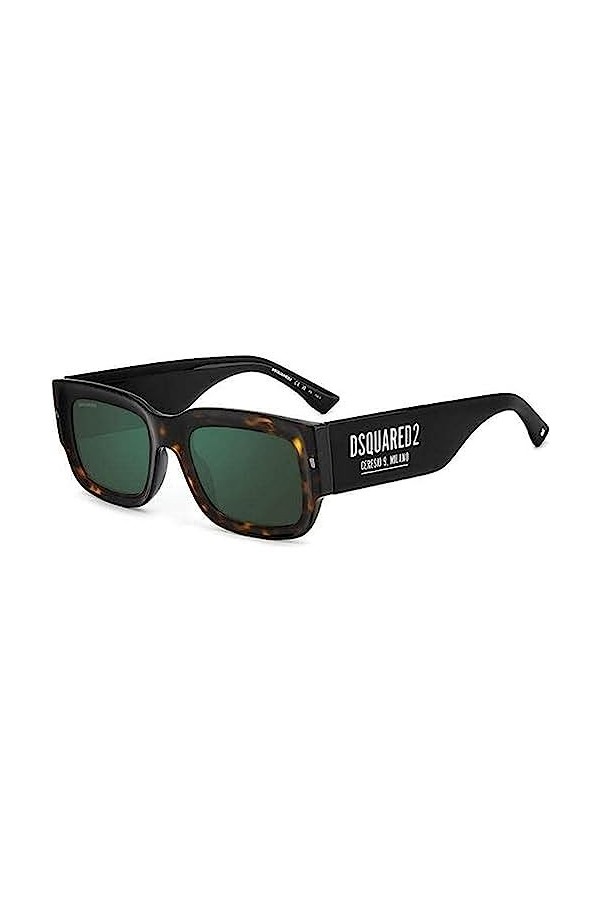 Dsquared D2 0089/s Sunglasses, 581/MT Havana Blck, 52 Unisex