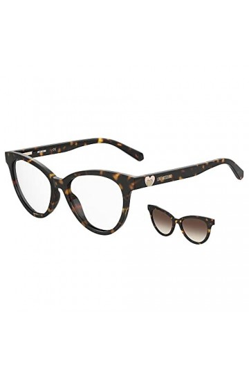 Love Moschino Mol051/Cs Lunettes de Soleil, Havana, 52 Femme