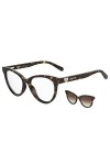 Love Moschino Mol051/Cs Lunettes de Soleil, Havana, 52 Femme