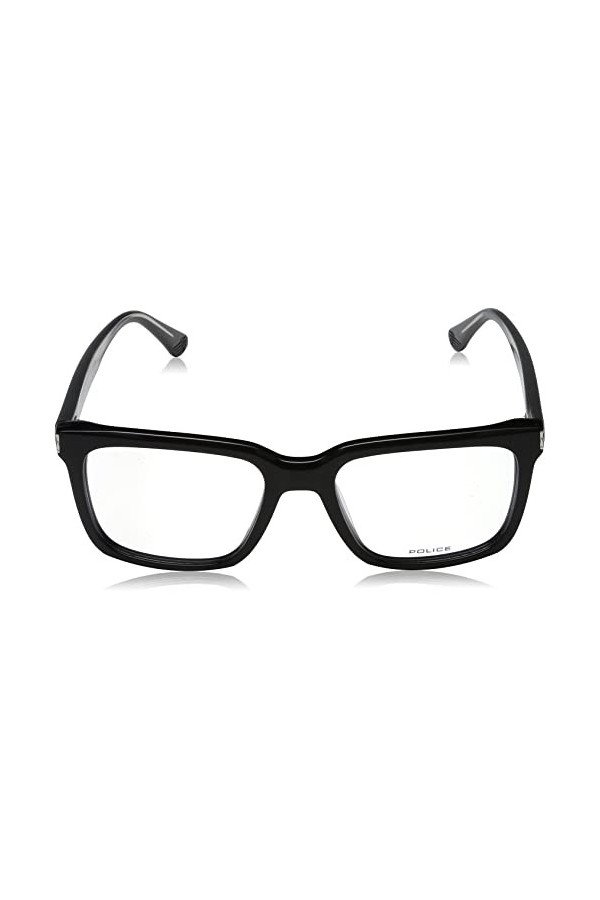 Police VPLF03N Sunglasses, Noir Brillant, 53 Unisex