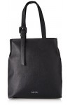Calvin Klein Soft Neat NS Shopper, Vêtements de Sport Femme, Noir, Medium