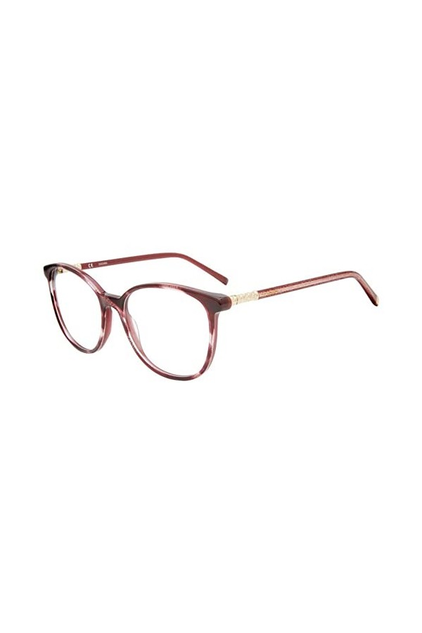 Escada Vesc59 Lunettes de Soleil, À Rayures/Noir/Gris, 54 Femme