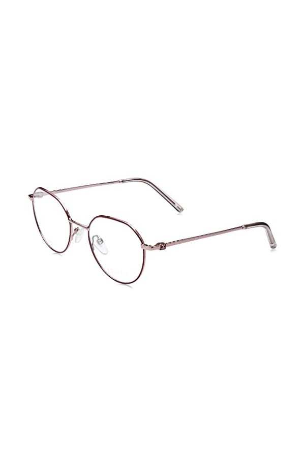 Escada Vesc88 Lunettes de Soleil, Rose Vif Total Shiny Strong Pink with Coloured Pa , 50 Femme