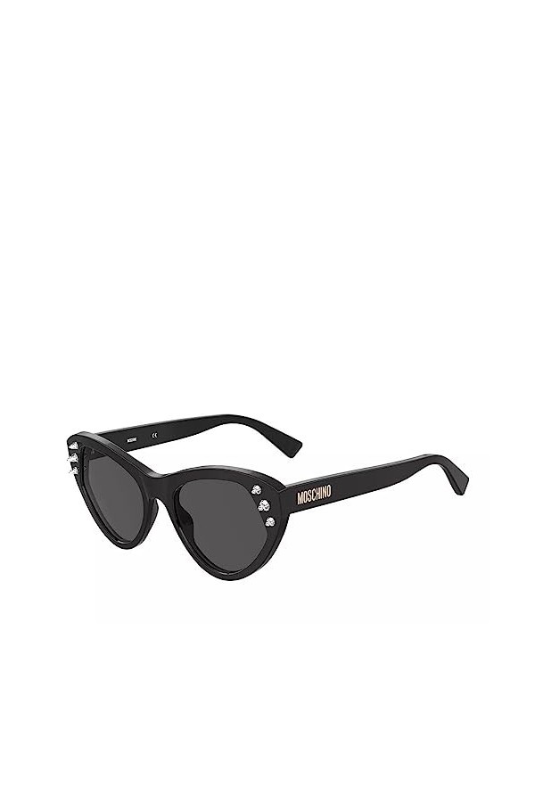 MOSCHINO Mos108/s Sunglasses, 807/IR Black, 54 Unisex