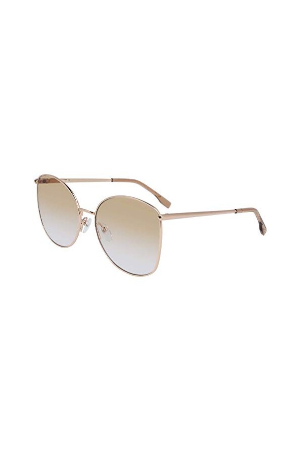 Lacoste L224S-704 Lunettes de Soleil, Light Bronze, Taille Unique Femme