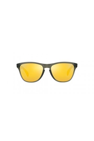 Oakley Oj9006 Frogskins XS, Lunettes de Soleil Mixte Enfant, Gris Mat fumé/Prizm polarisé 24 carats, 53/16/133