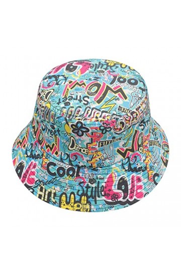 ZLYC Chapeau de soleil unisexe motif forêt tropicale avec motif floral, Art de rue bleu, taille unique