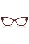 MaxMara Mm5016 Lunettes de Soleil, Rouge Brillant, 54 Femme