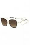 Hugo Boss Boss 1392/s Sunglasses, Matte Gold Havana, 57 Unisex