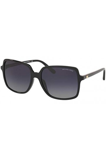Michael Kors 0MK2098U Lunettes de Soleil, Black/Dark Grey Shaded, 56 Femme