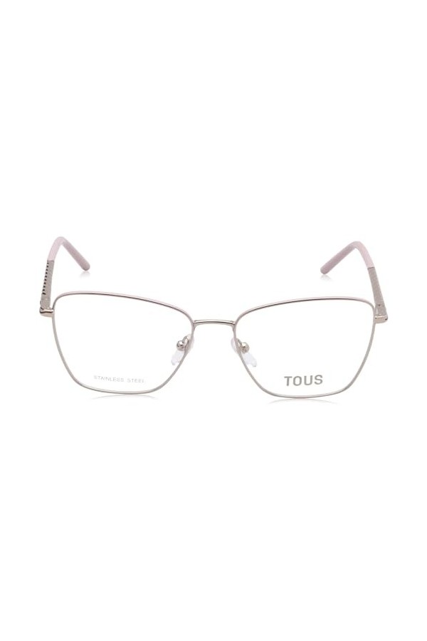 TOUS Eyeglass Frame Vto465 SH.Red Gold W/Coloured Parts 54/16/135 Femme Lunettes de Soleil, Rouge doré avec pièces colorées