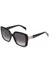 TOUS Stob52 Lunettes de Soleil, Noir Brillant, 56 Femme