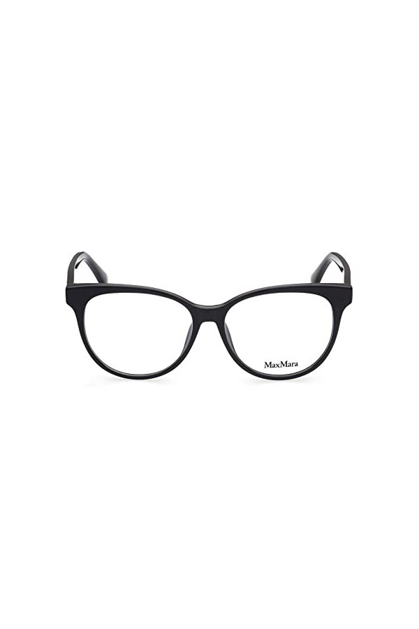 MaxMara 0 Lunettes de Soleil, Noir Brillant, 54 Femme